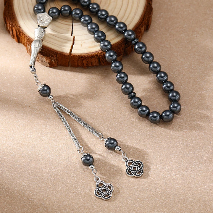 Tasbih en Hématite – 33 Perles