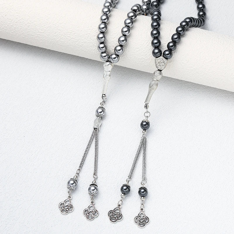 Tasbih en Hématite – 33 Perles