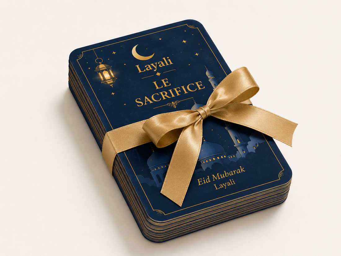 Cartes des Valeurs de l'Eïd & Enveloppe Cadeau Layali